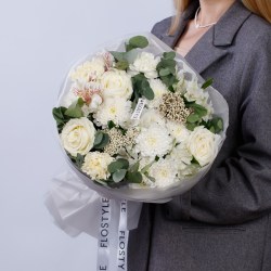 buket s kustovoj hrizantemoj 3